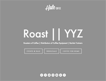 Tablet Screenshot of halecoffee.com